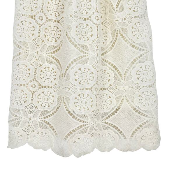 Japna NWT Cream Crochet Dress Size M - Picture 4 of 7